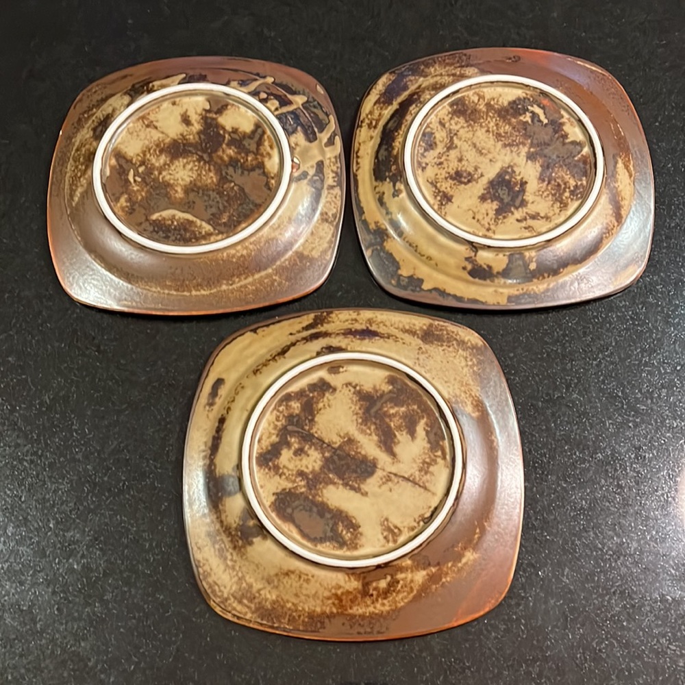 3 Salad / Dessert Plates